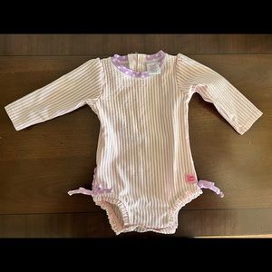 RuffleButts One piece rash guard